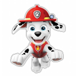 Dekoratiivne kleebis Nickelodeon Paw Patrol Marshal, 21 cm x 30 cm