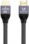 Kaabel Wozy Durable Silver WHDMI-30 HDMI 2.1, HDMI 2.1, 3 m, h&otilde;be v.