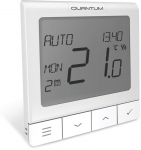 Termostaat Salus Controls Quantum WQ610, seinakinnitus, valge v., 8.6 cm, 5 - 35 &deg;C