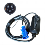 Elektriautode laadimisjaam HiSmart CEE, type 1, 5 m, 7.2 kW, must v.