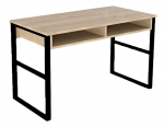 Kirjutuslaud Kalune Design Misto 835PUQ3821, 120 cm x 60 cm, 72 cm, pruun v./must v.