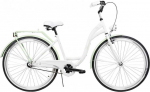 Jalgratas linna- Azimut City Lux, 28 ", valge/mint