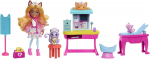 Nukk Mattel Enchantimals Enchantimals City Tails Main Street Doctors Office HLH22, 15 cm, mitmev&auml;rviline