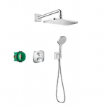 Varjatud du&scaron;ikomplekt Hansgrohe Croma E 27953000, kroom v.