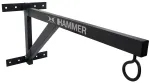 Poksikoti kinnitused Hammer Wall Holder For Boxing Bags, antratsiit v./must v.