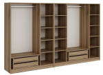 Riidekapp Kalune Design Kale 7543, antratsiit v., 315 cm x 190 cm x 52 cm