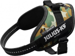 Koerte traksid Trixie Julius-K9 IDC, must v./tumeroheline v., 490 - 670 mm x 22 mm, M/49-67 cm