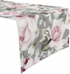 Piklik laudlina ristk&uuml;likukujuline Mariall OM01-7, roosa/hall, 40 x 220 cm