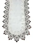 Piklik laudlina ovaalne G01-01, valge v., 40 x 85 cm
