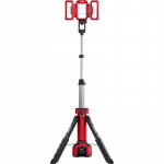 Ehitusvalgusti koos statiiviga, riputatav FLEX TL 4000, 1000 - 4000 lm, alumiinium v./punane v.