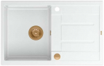 K&ouml;&ouml;givalamu Quadron Morgan 111, graniit, 78 cm x 50 cm x 22 cm, valge v./vask v.