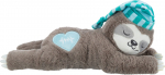 M&auml;nguasi koerale, pehme Trixie Junior Sloth, 34 cm, tuhk v.
