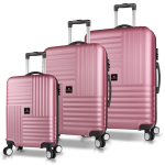 Kohvrite komplekt My Valice Plekobrld, roosa kuld, 100 l, 28 x 51 x 77 cm