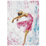 Teemantmosaiik Art Kit DP0044, valge v./roosa v./helesinine v.