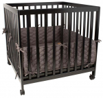 Voodi BabyTrold 16-31S, must v., ilma madratsita