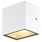 &Otilde;ue seinavalgusti SLV Sitra S, 6.2W, LED, IP65, valge v., 11.8 cm x 11 cm