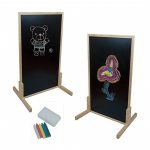 Joonistustahvel 4IQ dvipusė Tapytojas, must v.