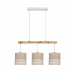 Valgusti rippuv Candellux Lighting Izotto, E27, 3 x 60 W, valge v.