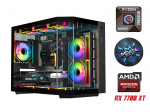 Statsionaarne arvuti Mdata Gaming Ryzen 9 7950X3D, DDR5 64 GB, SSD+HDD 4 TB 1 TB, AMD Radeon RX 7700 XT 12 GB