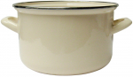 Pott Emalia Olkusz, 24 cm, 7 l, pruunikas v.