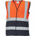 Vest universaalne Cerva Lynx Duo HV, must/oranž, XXL suurus