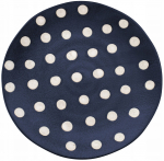 Taldrik magustoidu Verlo Grochy, &Oslash; 29 cm, valge v./must v.