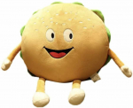 Pehme m&auml;nguasi HappyJoe Hamburger, pruun v., 30 cm