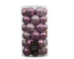 J&otilde;ulupuu ehe Decoris, violetne v., 6 cm, plastik, 37 tk