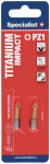 Kruvikeeraja otsikute komplekt Specialist+ Titanium, PZ1, 25 mm, 1/4"