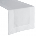 Piklik laudlina ristk&uuml;likukujuline Lucy, valge, 40 x 180 cm