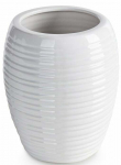 Dekoratiivne vaas Aria, 17 cm, valge