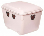 Kaanega hoiukarp, esemete hoidmiseks Branq Bear, 40 l, roosa v., 36.8 x 49.5 x 34 cm