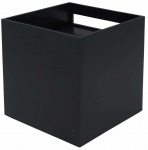 &Otilde;ue seinavalgusti LED Line Lite Cube, 3W, LED, IP44, must v., 10 cm x 10 cm