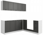K&ouml;&ouml;gikomplekt Junona Line, grafiit v., 2 m