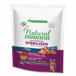 Kuiv kassitoit Natural Trainer Sterilised, kalaliha, 0.3 kg