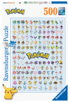 Pusle Ravensburger Pokemon 12000511, 46 cm x 36 cm, 500 tk, mitmev&auml;rviline