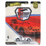 M&auml;nguauto Mattel Hot Wheels Premium Vintage Racing Ferrari 250 GTO JKF25, 1:64, valge v.