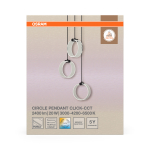 Valgusti lagi Osram Circle, LED, 3000 - 6500 &deg;K, 3 x 20 W, l&auml;bipaistev v.