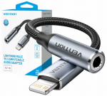 Audio adapter Vention BMBHA Lightning Male, 3.5 mm Female, 0.1 m, must v./hall v.