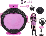 Nukk aksessuaaridega Mattel Monster High Potion Reveal Draculaura JKD76, 30 cm, must v.
