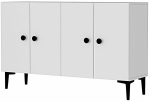 Konsoollaud Kalune Design Pella 120, valge v., 32 cm x 120 cm x 75 cm
