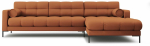 Nurgadiivan Cosmopolitan Design Bali Neve 52, must v./telliskivi punane v., parem, 185 x 293 cm x 75 cm