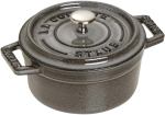 Emailitud malmpott Staub Mini Cocotte 40500-106-0, &Oslash;10 cm, 0.25 l, grafiit v.