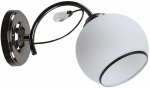 Valgusti seinale Candellux Lighting Pearl 21-22516, E27, 1 x 40 W, valge v. / grafiit v.