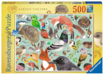 Pusle Ravensburger Garden Visitors, 36 cm x 49 cm, 500 tk, mitmev&auml;rviline