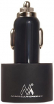Auto laadija Maclean Energy, Lightning/2 x USB, must v.