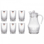 Kohvi- / teeserviis Luminarc, 1.8 l, klaas, l&auml;bipaistev v., 7 tk.