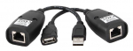 Adapter Gembird Adapter for LAN Black 0.3m