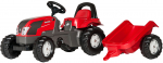 Pedaaltraktor Rolly Toys Valtra, punane v.