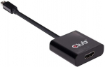 Adapter Club 3D Mini DisplayPort1.2 - HDMI 2.0 UHD Mini DisplayPort 1.2 male, HDMI, 0.2 m, must